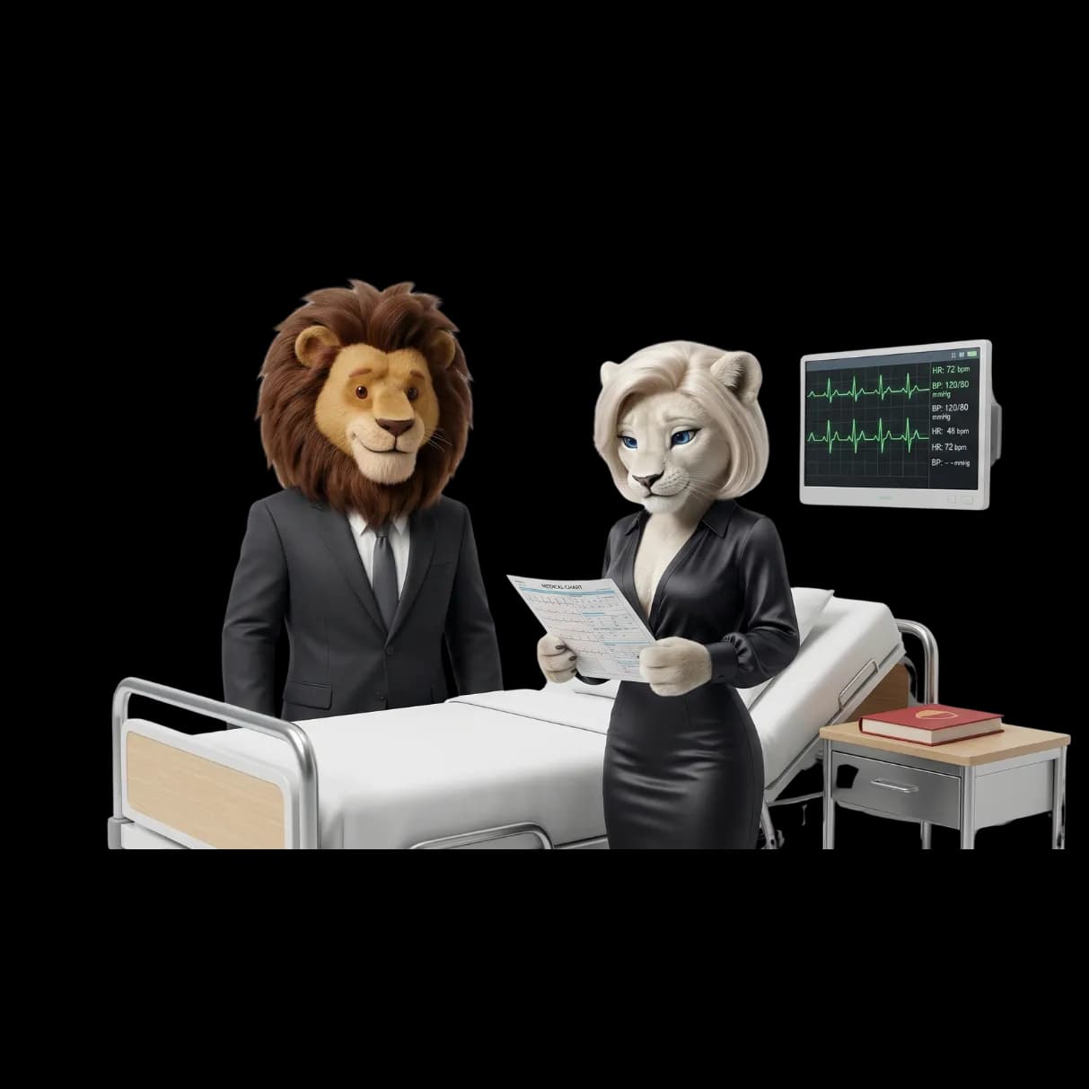 Lion Blue - Comparateur Assurance Hospitalisation en France : Indemnités journalières et confort sur LesLions.fr